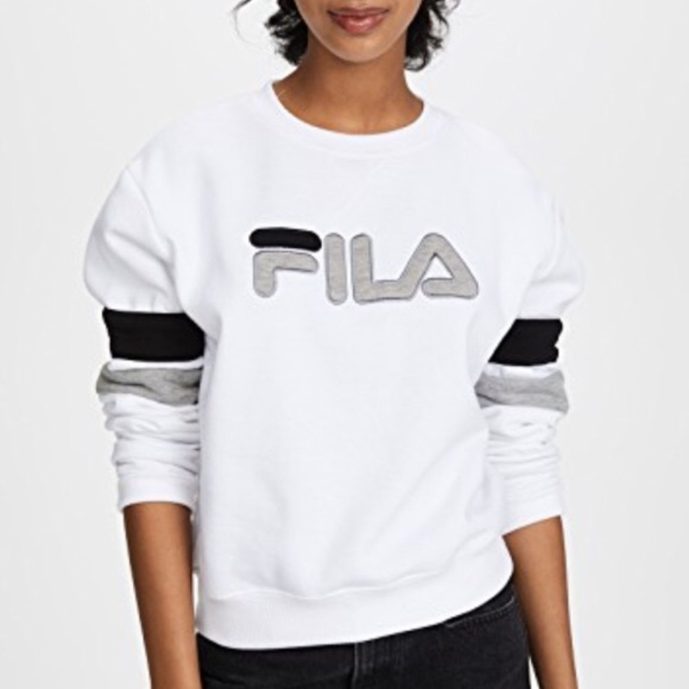 White Fila Sweatshirt